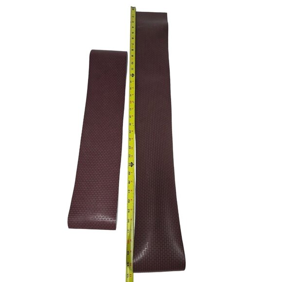 Vintage Dicken's Christmas Village Cobblestone Brick Road Set 35"x5" & 23"x5" - Picture 4 of 6